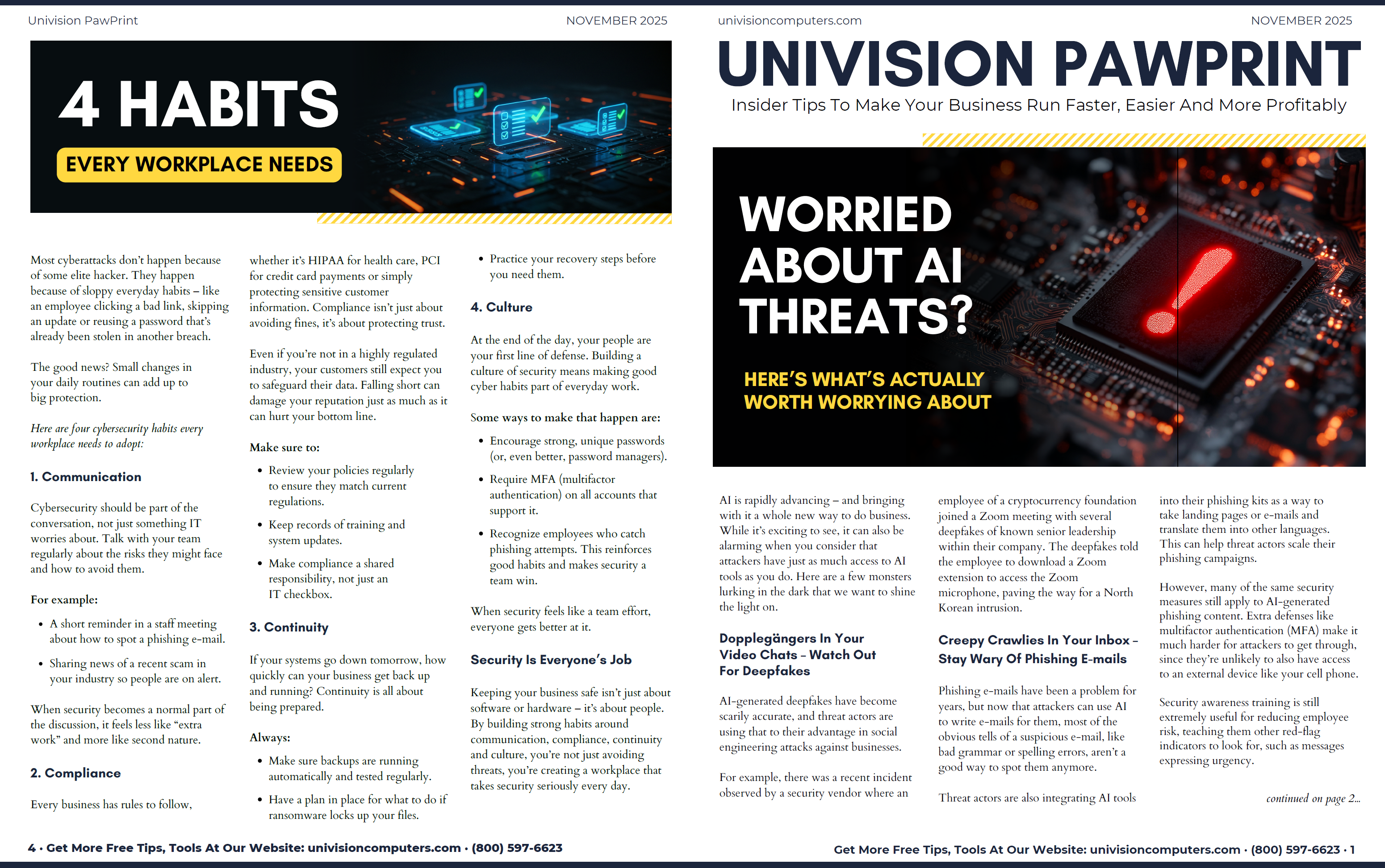 November 2025 PawPrint